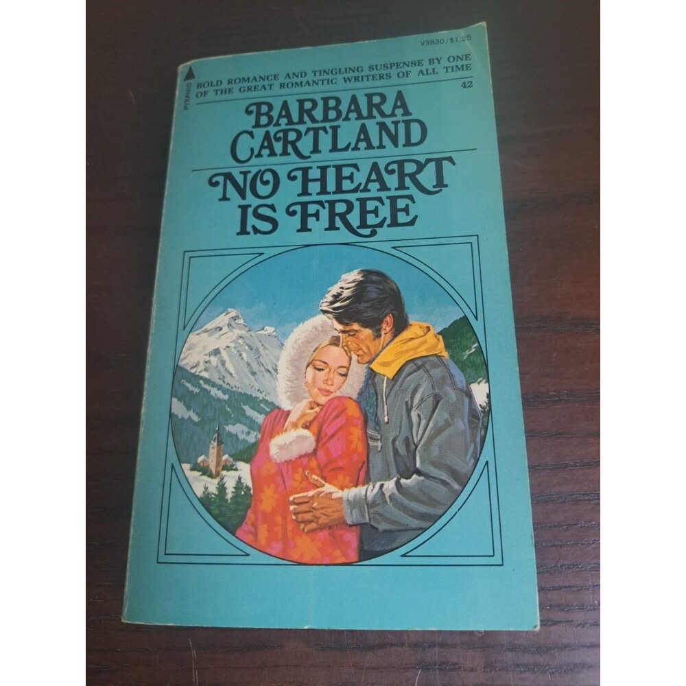 Vintage Barbara Cartland No Heart Is Free Paperback Book